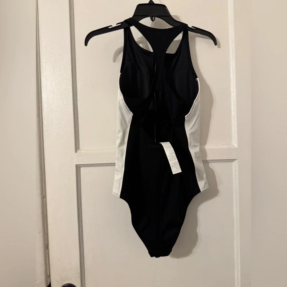 Fabletics Fabletics High Tide Zip-Front One-Piece Swimsuit Sz medium